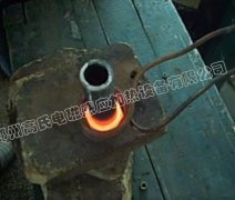 高頻淬火爐對(duì)沖擊鉆頭進(jìn)行焊接熱處理